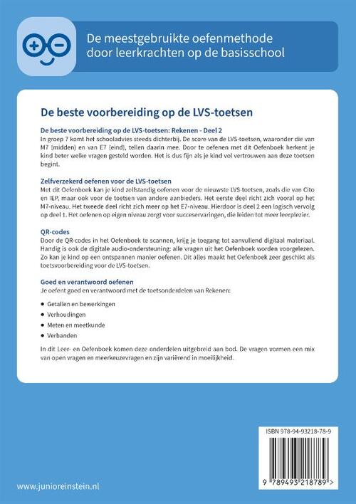 Rekenen voor de LVS-toetsen