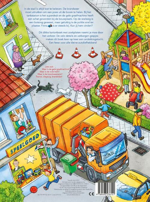 Waar is de blauwe auto?