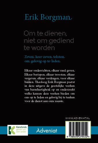 Om te dienen, niet om gediend te worden