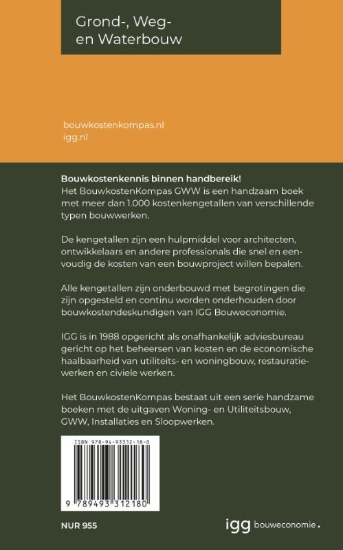 Bouwkostenkompas Grond-, Weg en Waterbouw