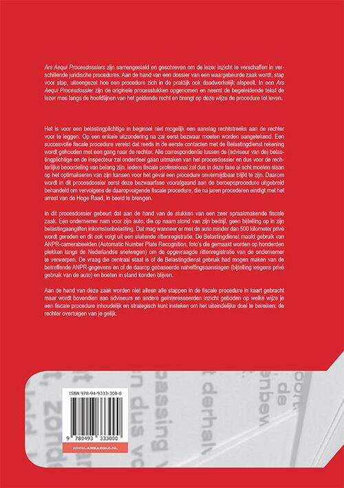 Fiscaal procesdossier