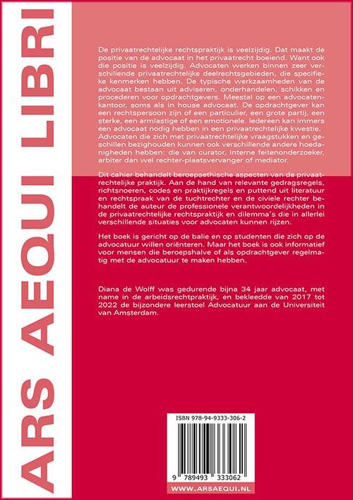 De advocaat in de privaatrechtelijke praktijk