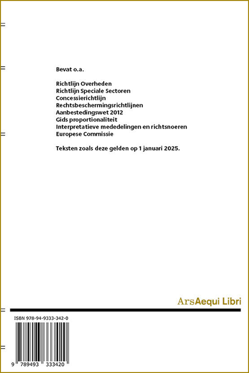 Aanbestedingsrecht 2025