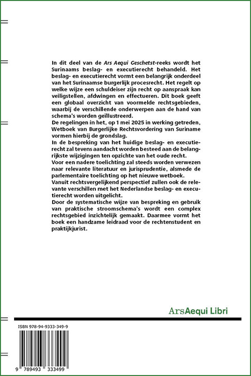 Surinaams beslag en executierecht geschetst