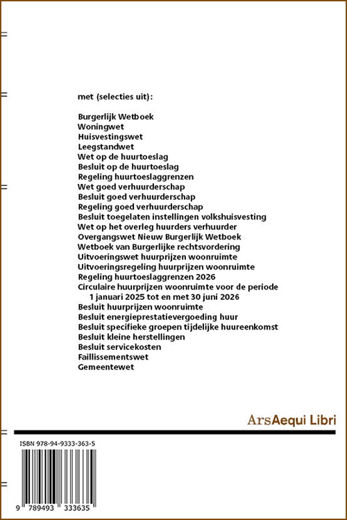 Huurrecht 2026