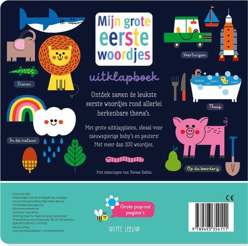 Mijn grote eerste woordjes uitklapboek