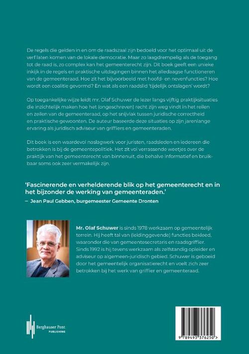 Gemeenterecht in en om de raadszaal