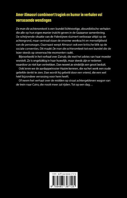 De man die achteromkeek