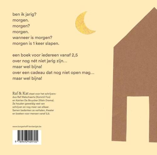 Morgen is 1 keer slapen