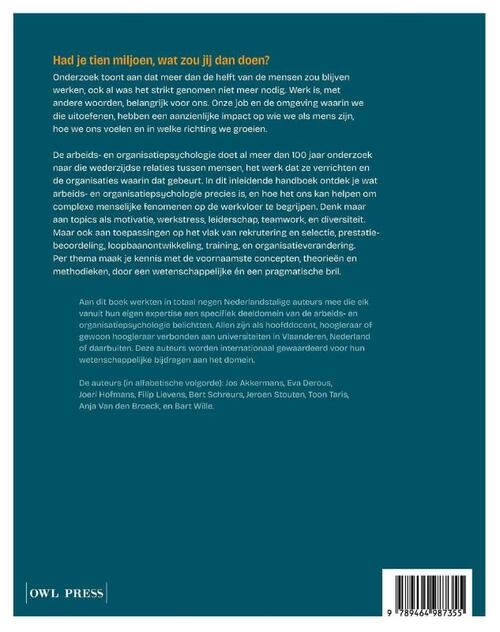 De psychologie van werk en organisaties