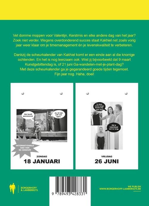 Kakhiel scheurkalender 2026