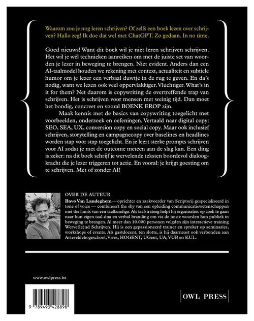 Schrijf ze onder tafel!