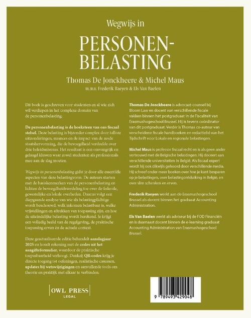 Wegwijs in personenbelasting