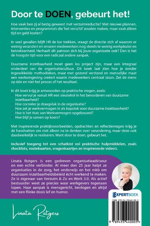 Door te doen gebeurt het!