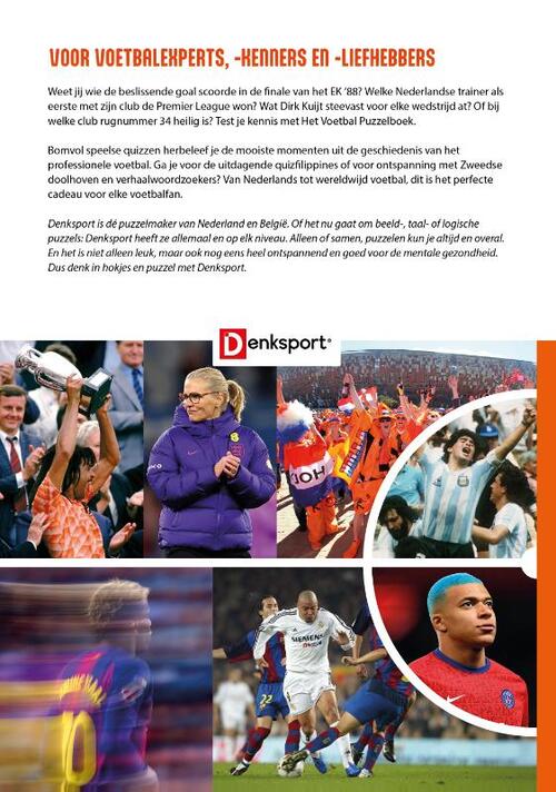 Denksport – Het Voetbal Puzzelboek