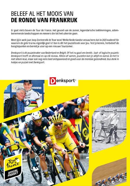 Denksport – Het Tour de France Puzzelboek