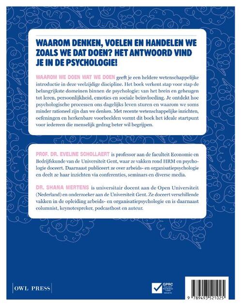 Waarom we doen wat we doen