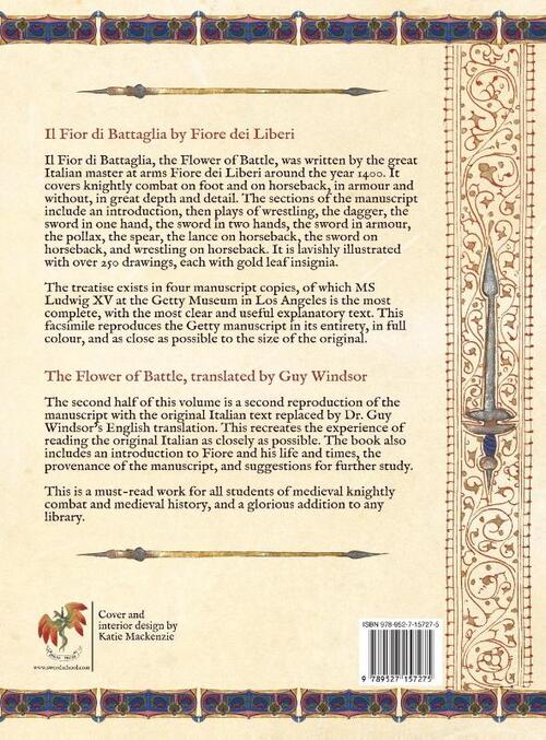 Il Fior di Battaglia by Fiore dei Liberi ~ Facsimile