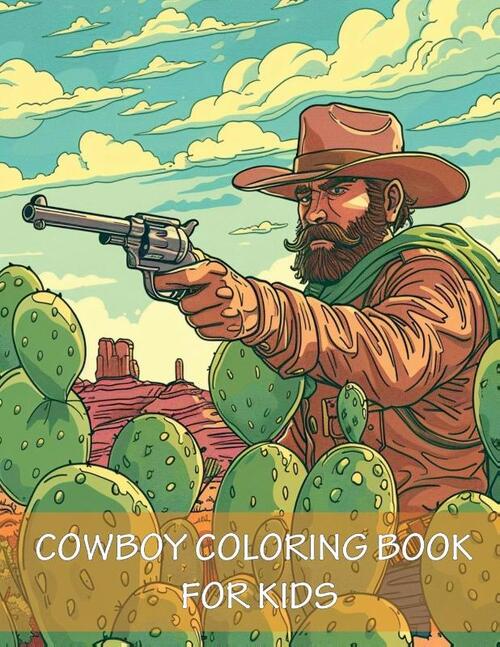 Cowboy Coloring Book For Kids