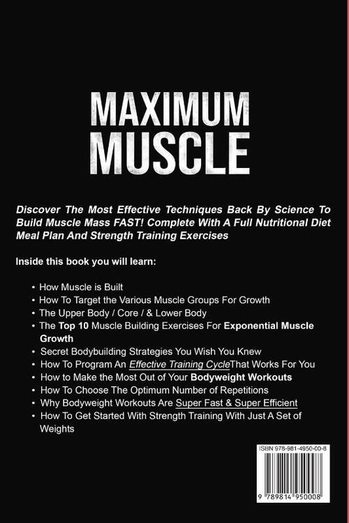 Muscle Building - Maximum Muscle