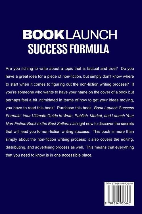 Book Launch Success Formula