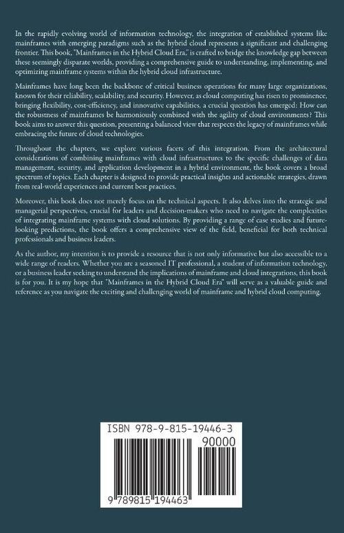 Mainframes in the Hybrid Cloud Era