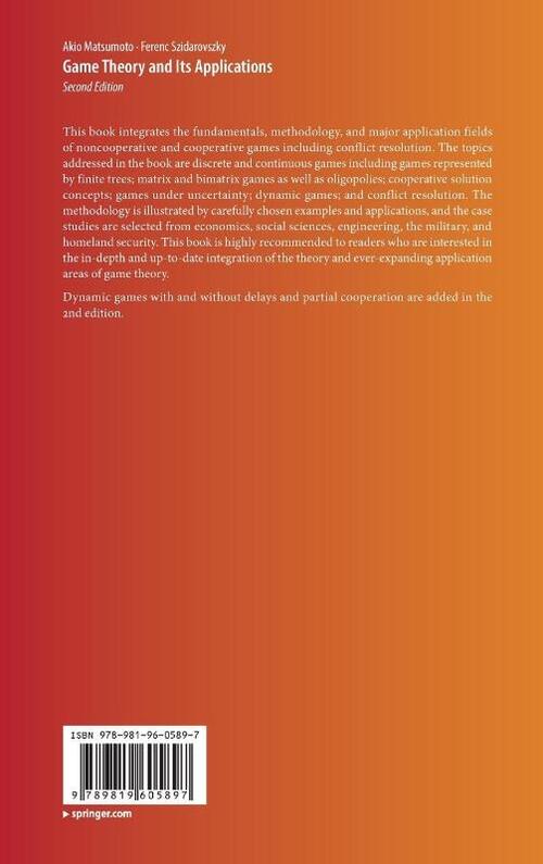 Game Theory and Its Applications