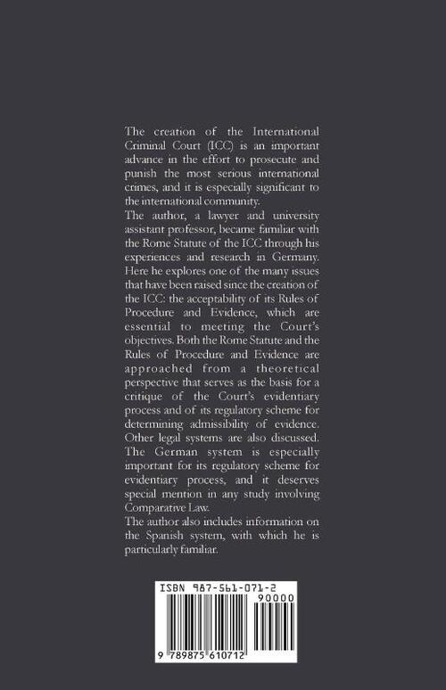 About the Rules of Evidence for the New International Criminal Court