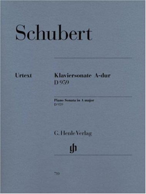 Schubert, Franz - Klaviersonate A-dur D 959