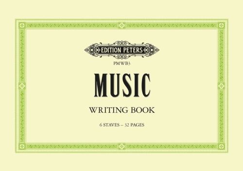 Peters Music Writing Book