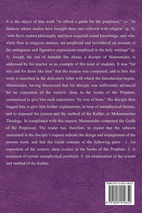 The Guide for the Perplexed