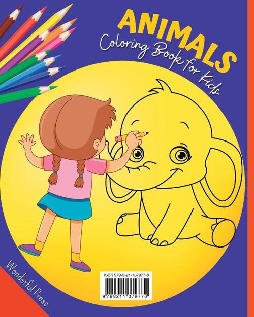ANIMALS - Coloring Book For Kids