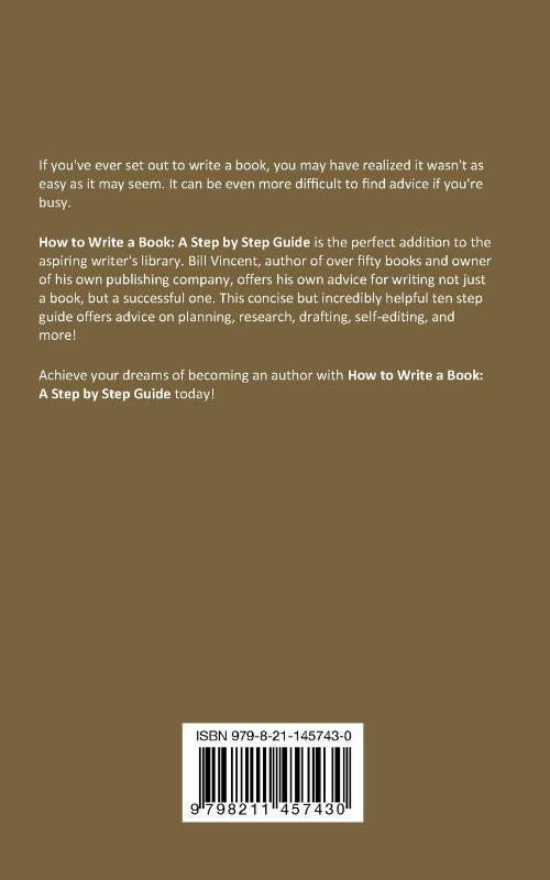 How to Write a Book