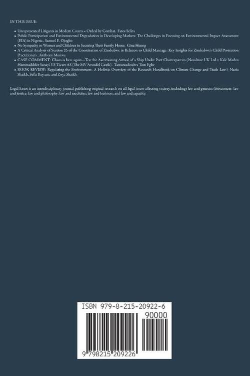 Legal Issues Journal 6(1)