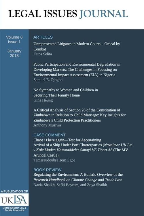 Legal Issues Journal 6(1)