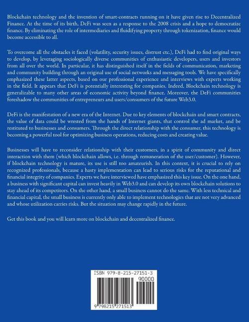 Blockchain & Decentralized Finance #1 Guide To Invest In Blockchain Technology, Cryptocurrencies, Altcoins, Smart Contracts and NFTs