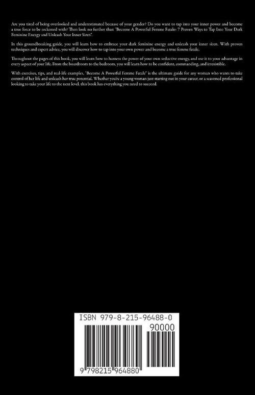 Barnes, L: Become A Powerful Femme Fatale