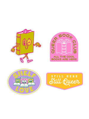 Still Here, Still Queer Pride Stickers - Sticker Set of 4