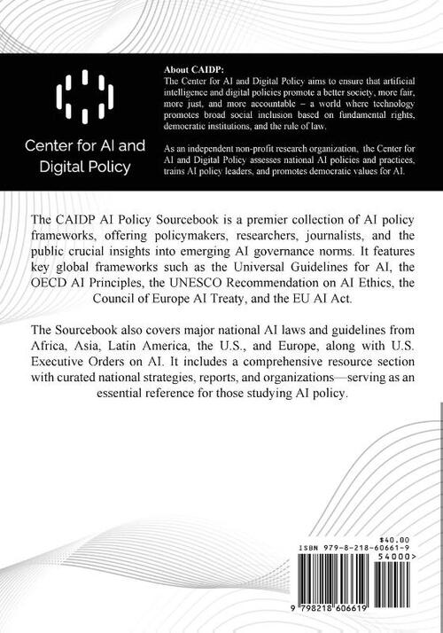 The AI Policy Sourcebook 2025