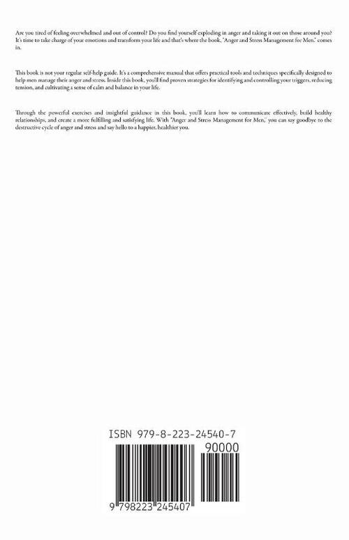 Anger and Stress Management for Men