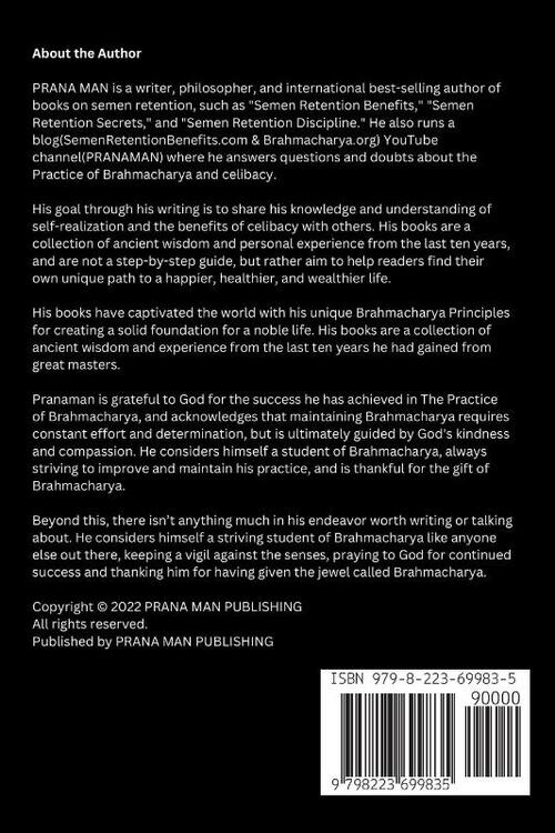 Semen Retention Guide-Beginner's Guide To Semen Retention-Brahmacharya Introduction