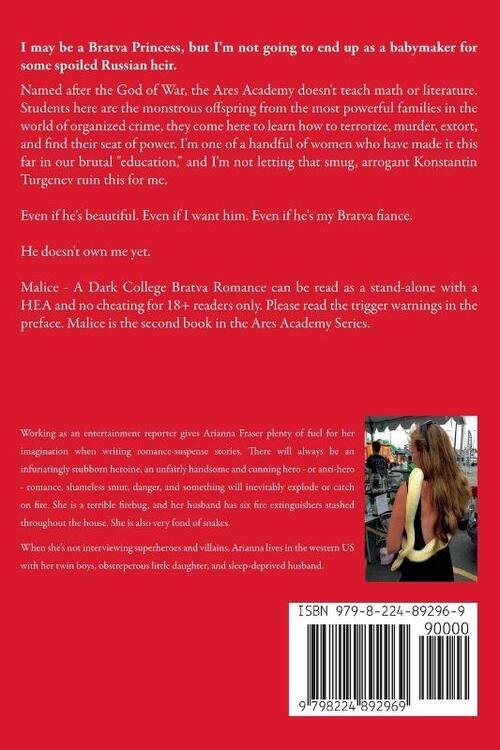 Malice - A Dark College Bratva Romance