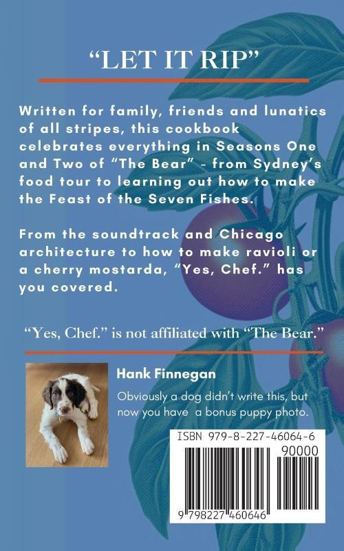 Yes, Chef. The Bear Cookbook