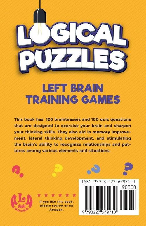 Lateral Thinking, Logical Puzzles and Quizzes, Part 1