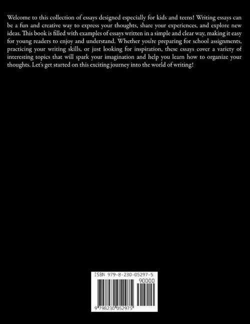 40 Examples Of Essays For Kids And Teens