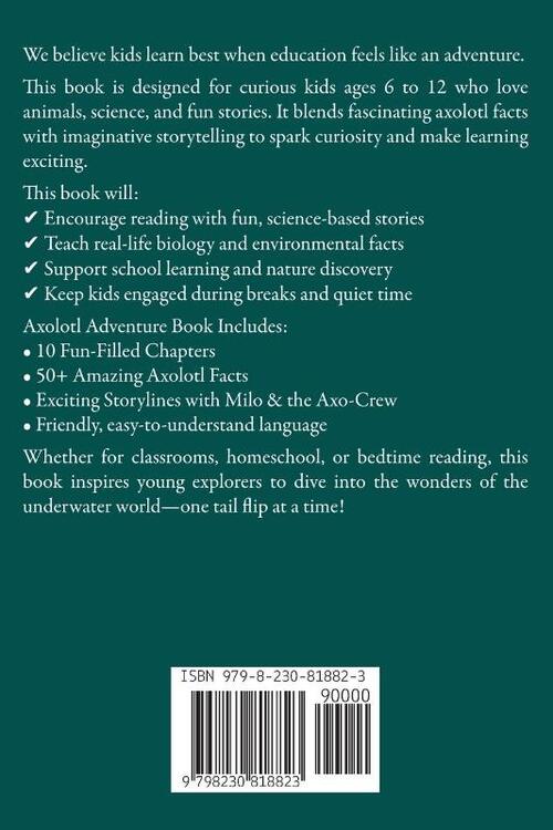 Axolotl Facts and Stories for Kids Ages 6-12