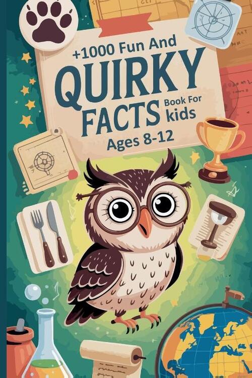 +1000 Fun and Quirky Facts Book For kids Ages 8-12