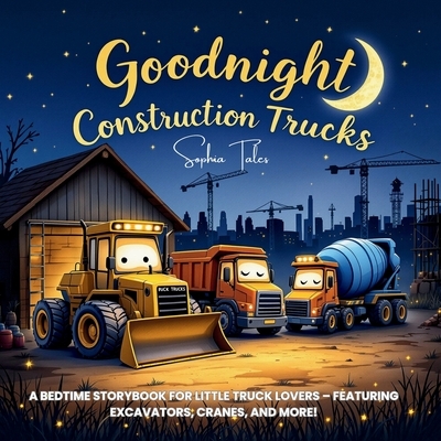 Goodnight Construction Trucks: A Bedtime Storybook for Little Truck Lovers - Featuring Excavators, Cranes, and More!