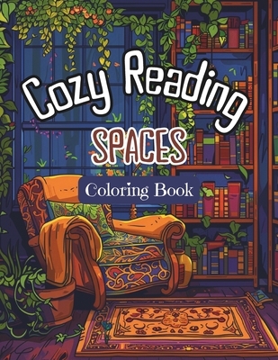 Cozy Reading Spaces Coloring Book: Adults' and Teens Stress Relieving Coloring Pages with Relaxing Cozy, Reader's Nook at Home. For Fun and Restful Co