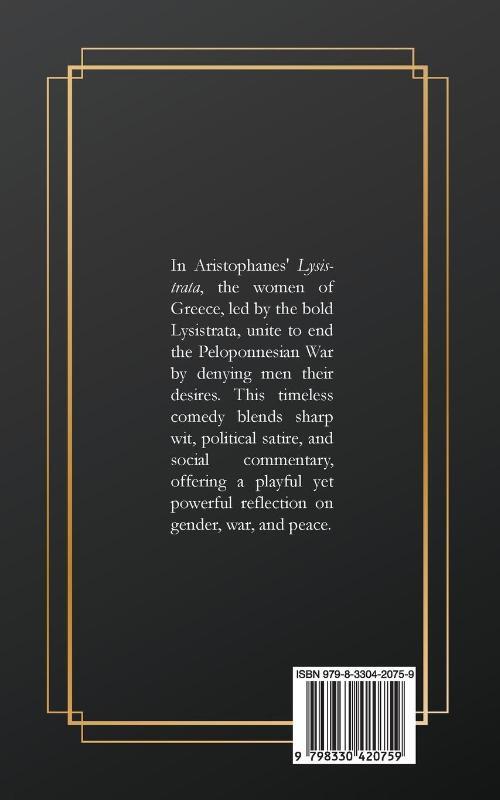 Aristophanes: Lysistrata